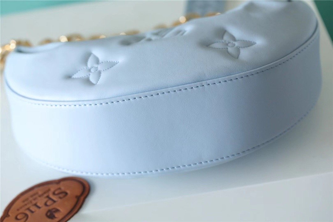 Top Quality Over The Moon Bag Handbags Blue Travel Bag