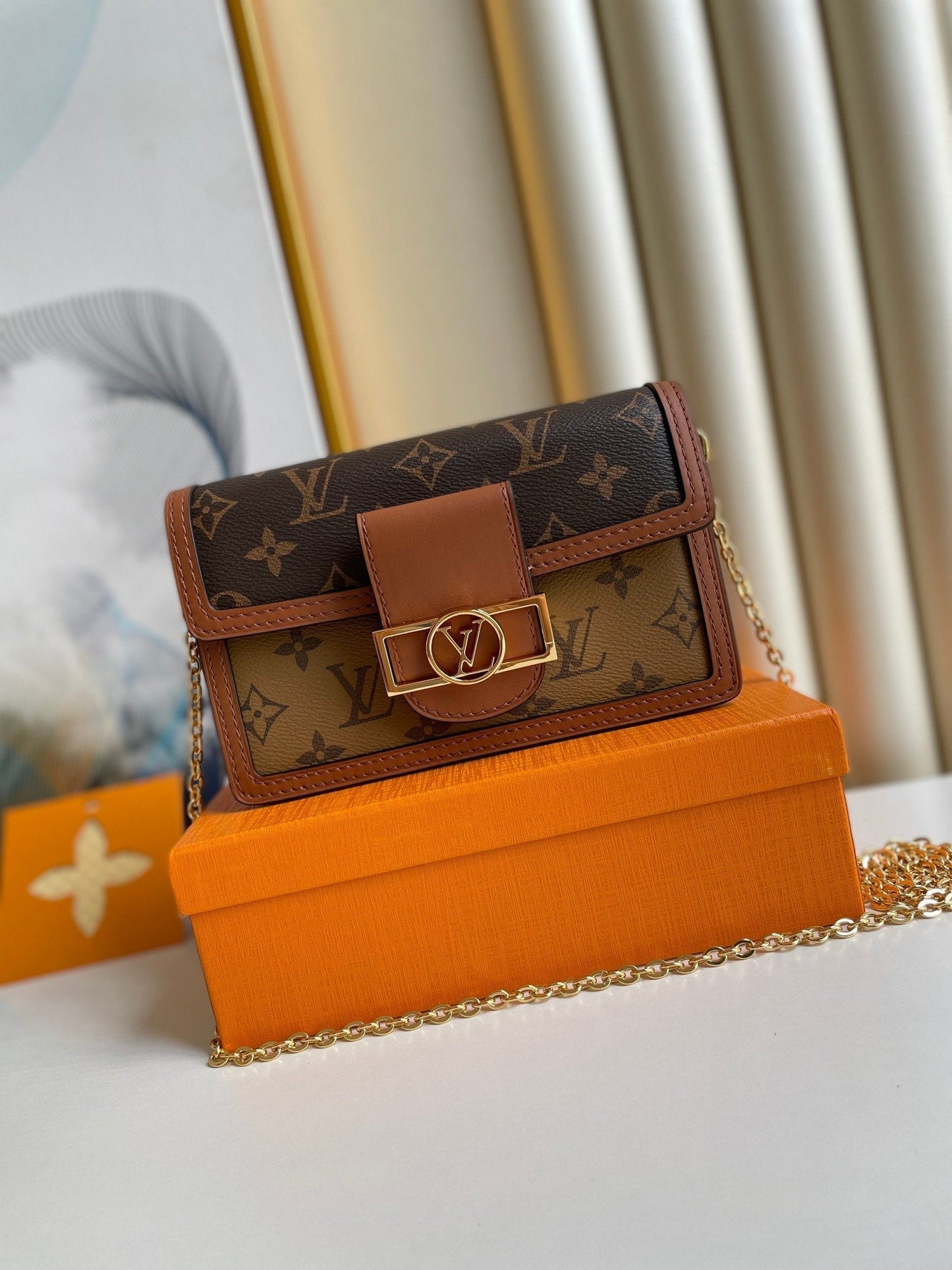 Top Quality Dauphine Wallet Combines And Reverse Canvas Monogram Travel Bag