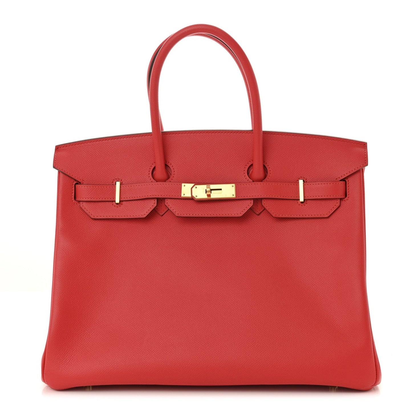 Hermes Epsom Birkin Rouge Tomate Handbag Travel Bag