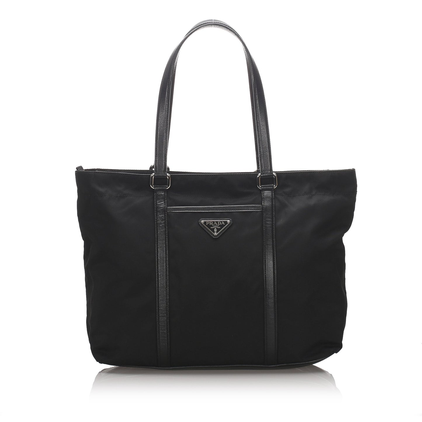 Prada Fabric Tessuto Tote Bag Italy Nylon Black Bag Italy 1