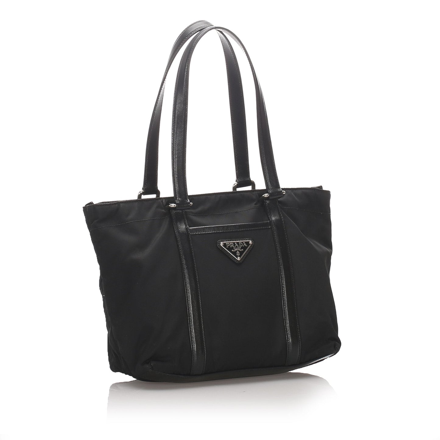 Prada Fabric Tessuto Tote Bag Italy Nylon Black Bag Italy 3