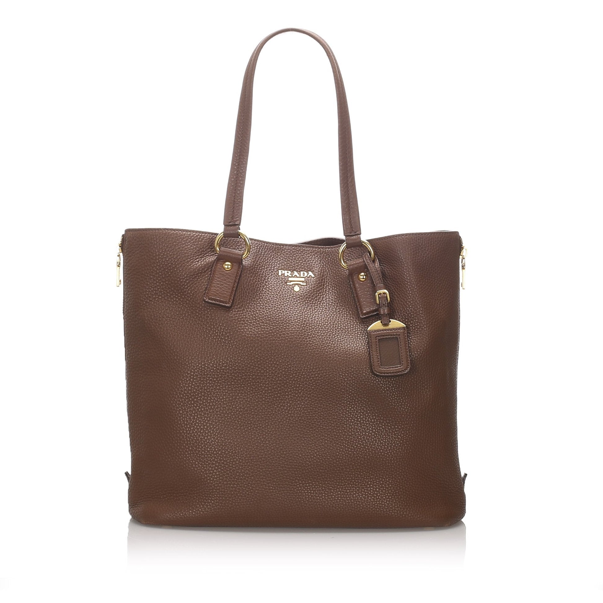 Prada Calf Daino Tote Bag Italy Leather Calf Leather Vitello 3