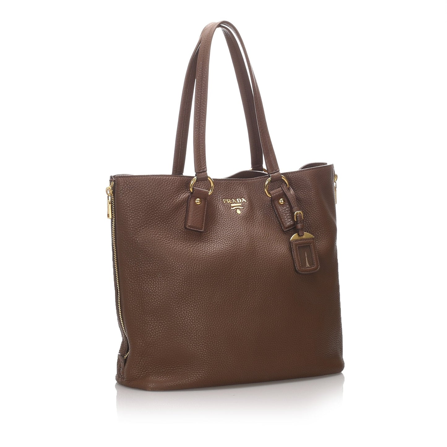 Prada Calf Daino Tote Bag Italy Leather Calf Leather Vitello Bag Italy 2