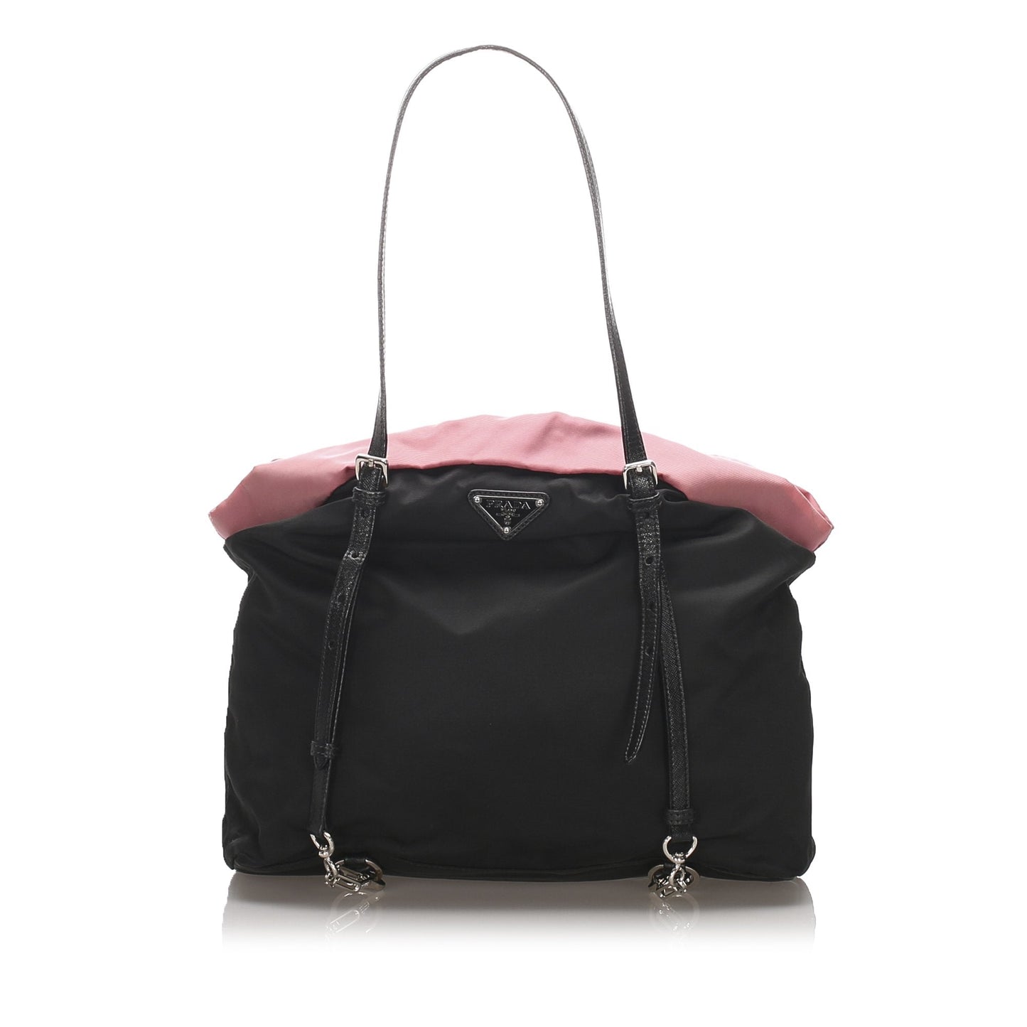 Prada Fabric Tessuto Tote Bag Italy Nylon Black Bag Italy 5