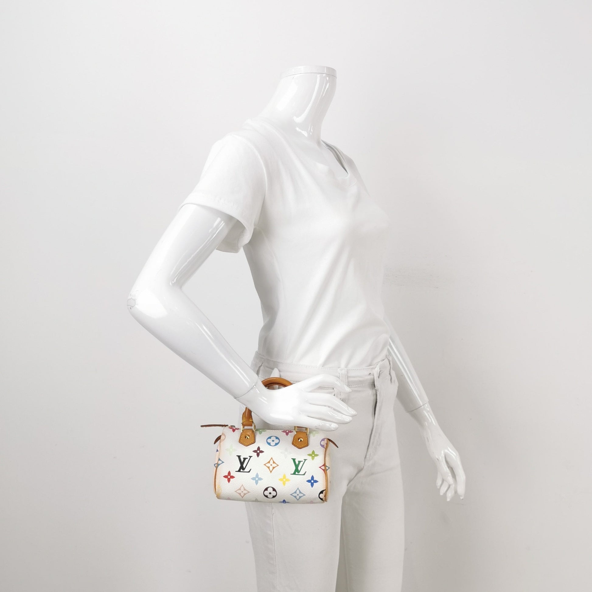 Louis Vuitton x Takashi Murakami Speedy Boston Nano Handbag