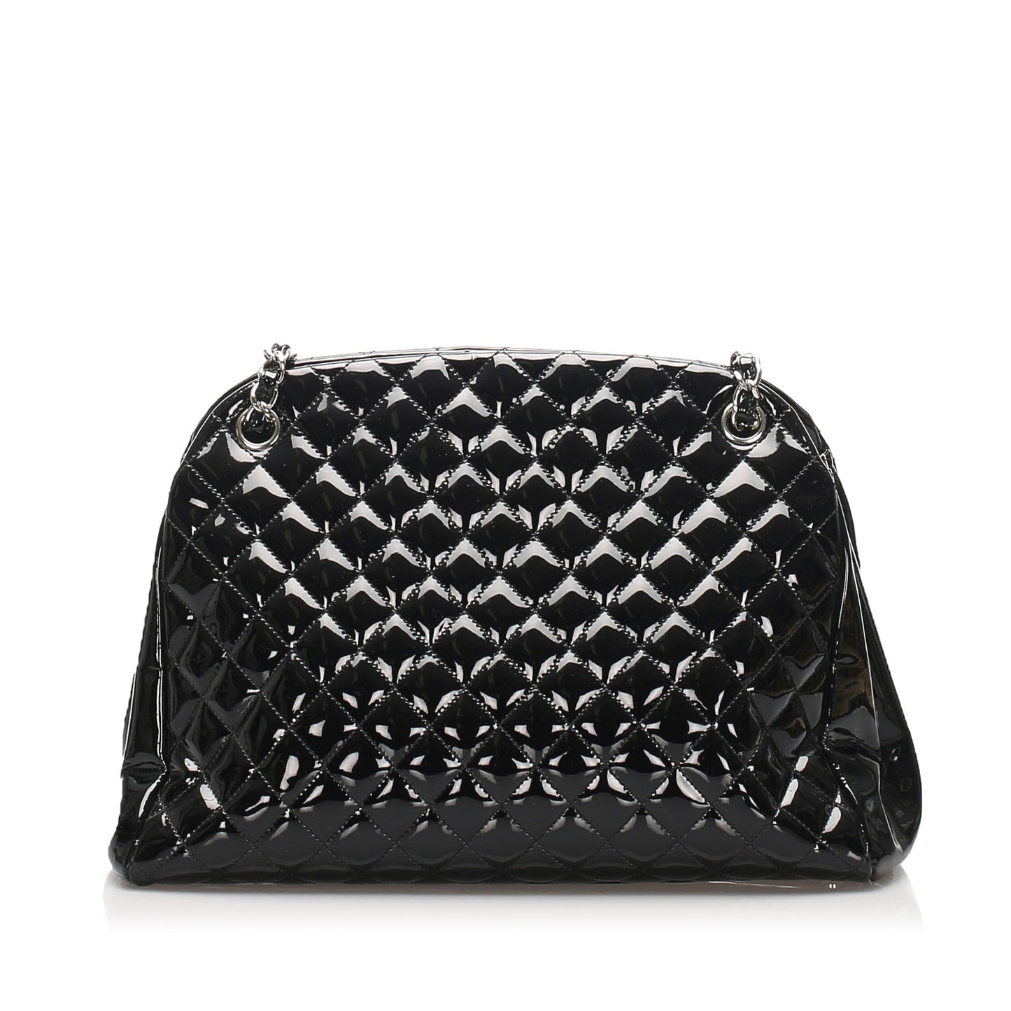 Chanel Just Mademoiselle Shoulder Bag Leather Black