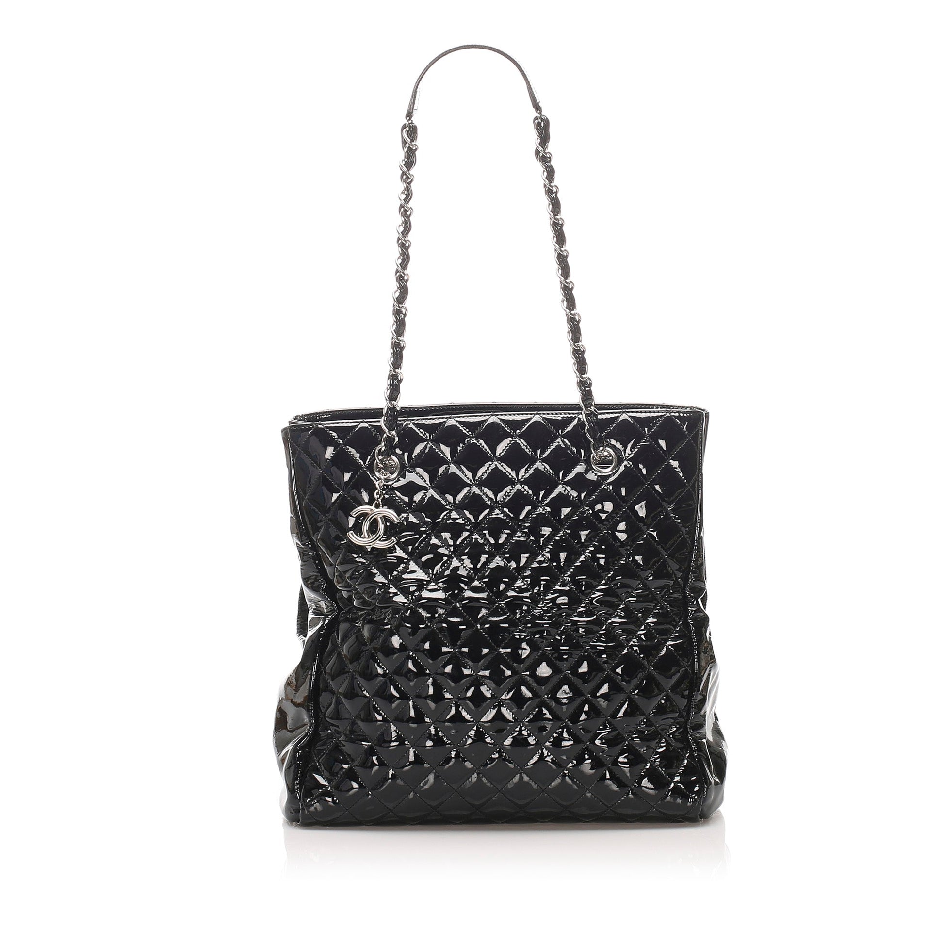 Chanel Patent Tote bag Leather Matelasse Shoulder Bag