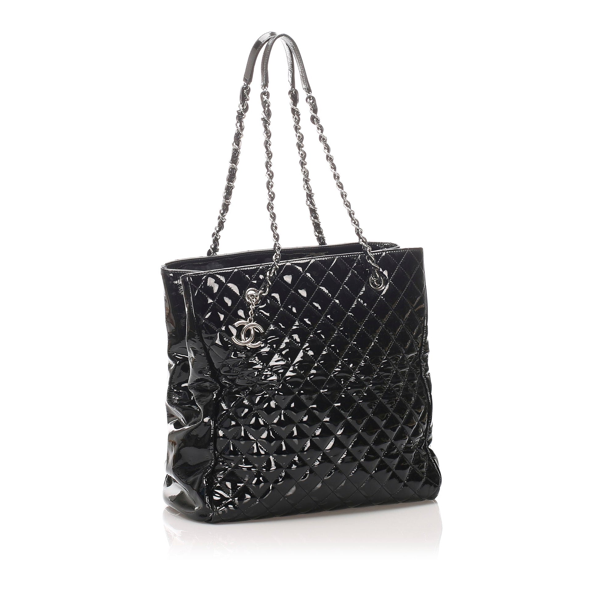 Chanel Patent Tote bag Leather Matelasse Shoulder Bag