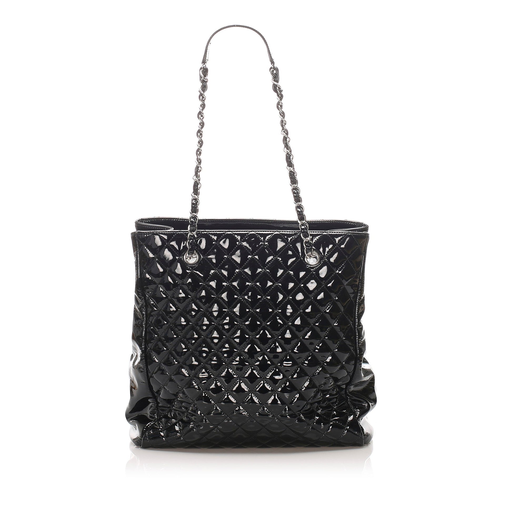 Chanel Patent Tote bag Leather Matelasse Shoulder Bag