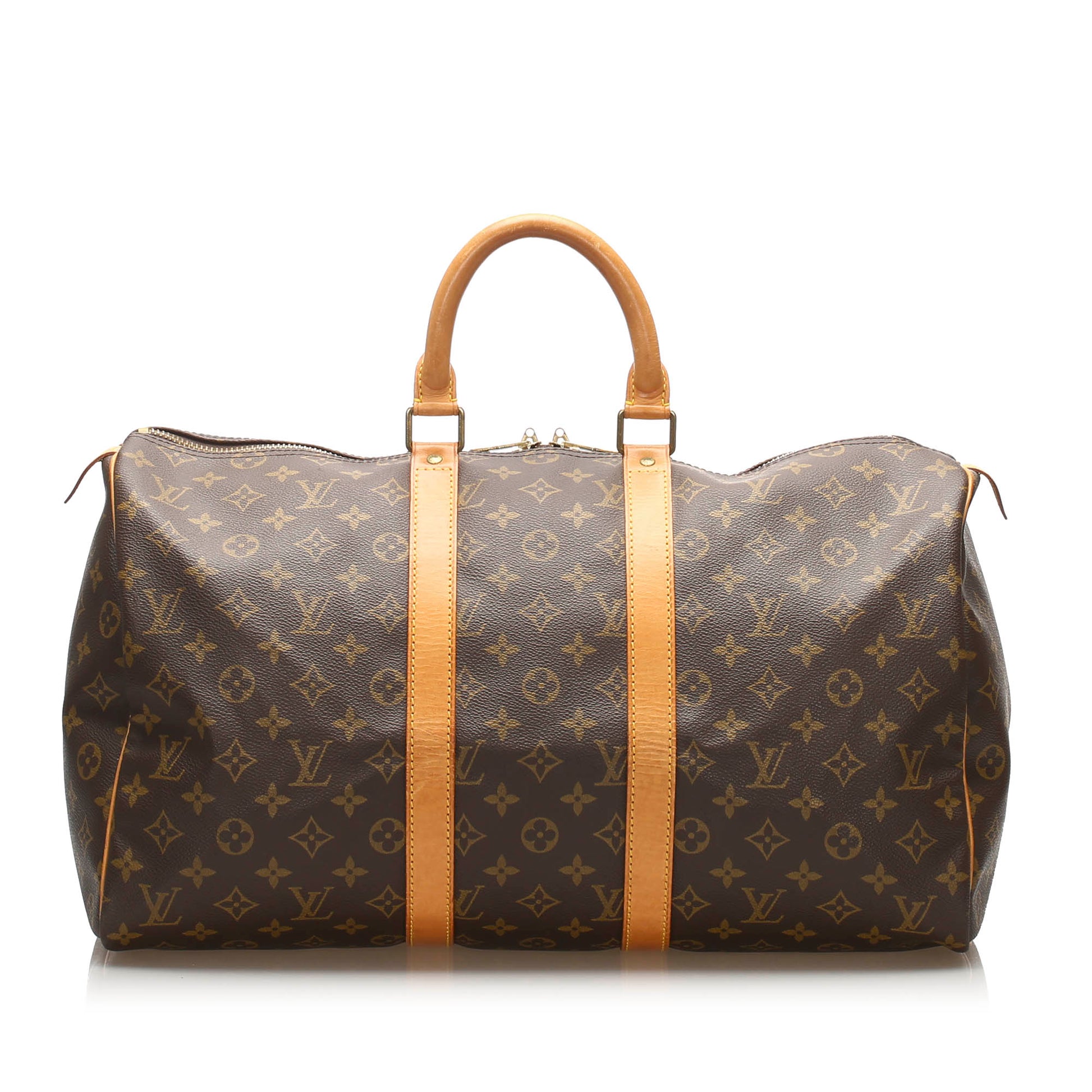 Louis-Vuitton Louis Vuitton Monogram Keepall 45 Brown