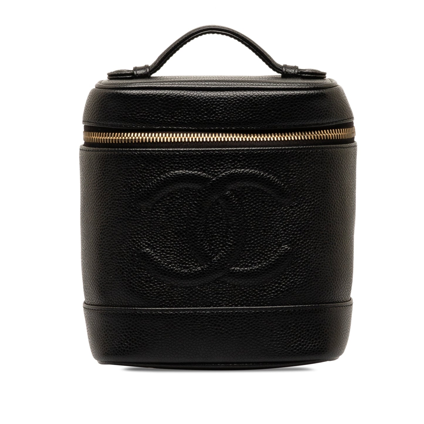 CHANEL CC Caviar Vanity Case Vanity Bag
