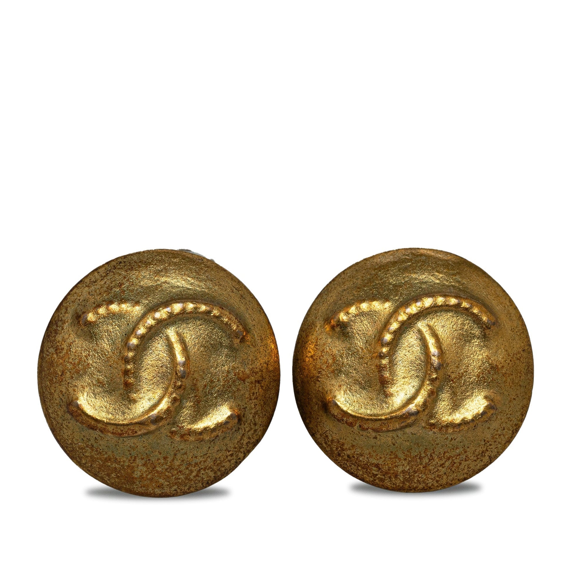 CHANEL CC Clip On Earrings Costume Earrings
