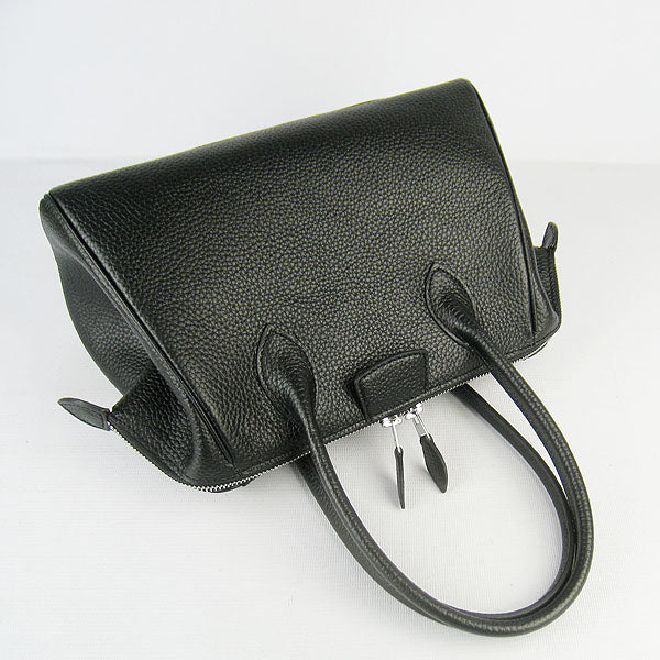 Hermes Luxury Paris Bombay Victoria Handbag Black Travel Bag