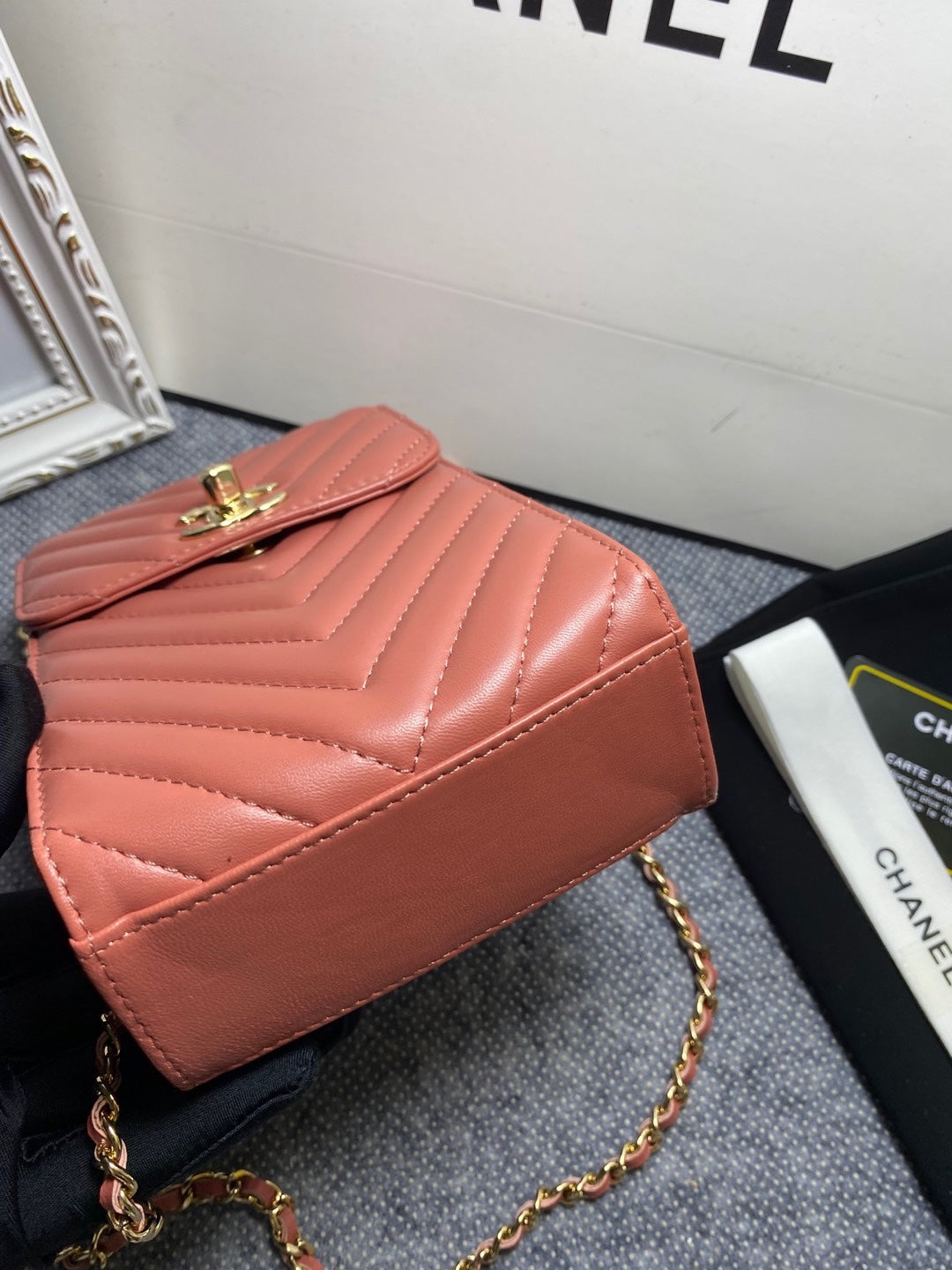 CHL Chevron Trendy CHL Phone Travel Bag Bag 18Cm7In