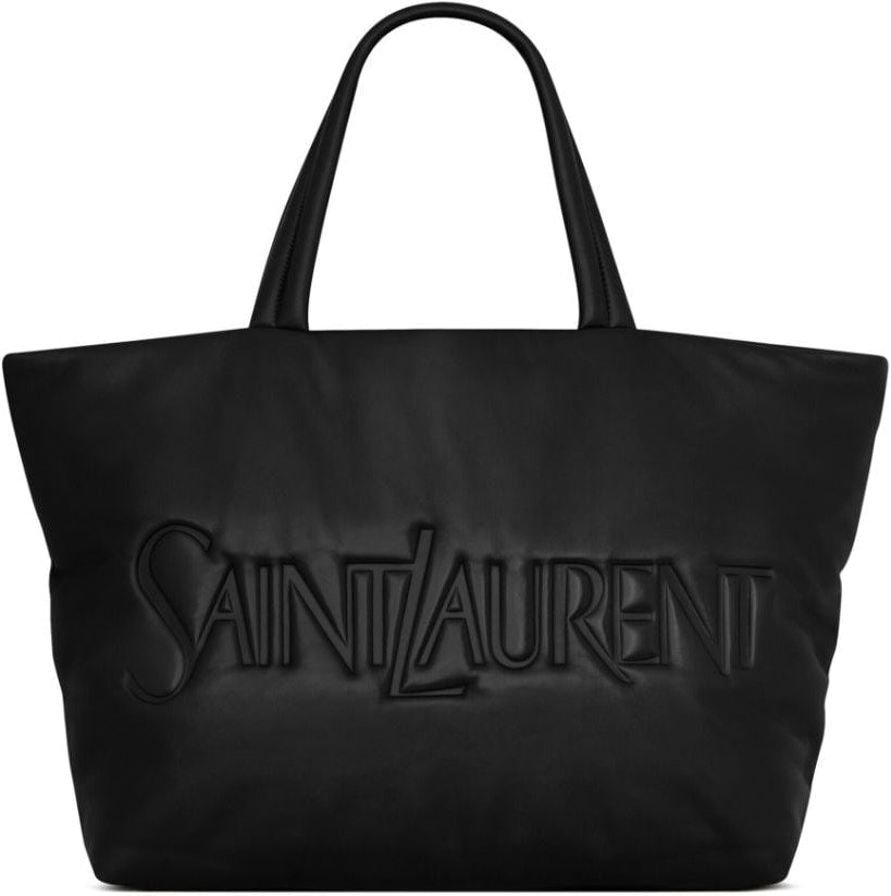 YSL Saint Laurent Luxury Trending Men Tote In Ciw Color Leather Black Tote Bag
