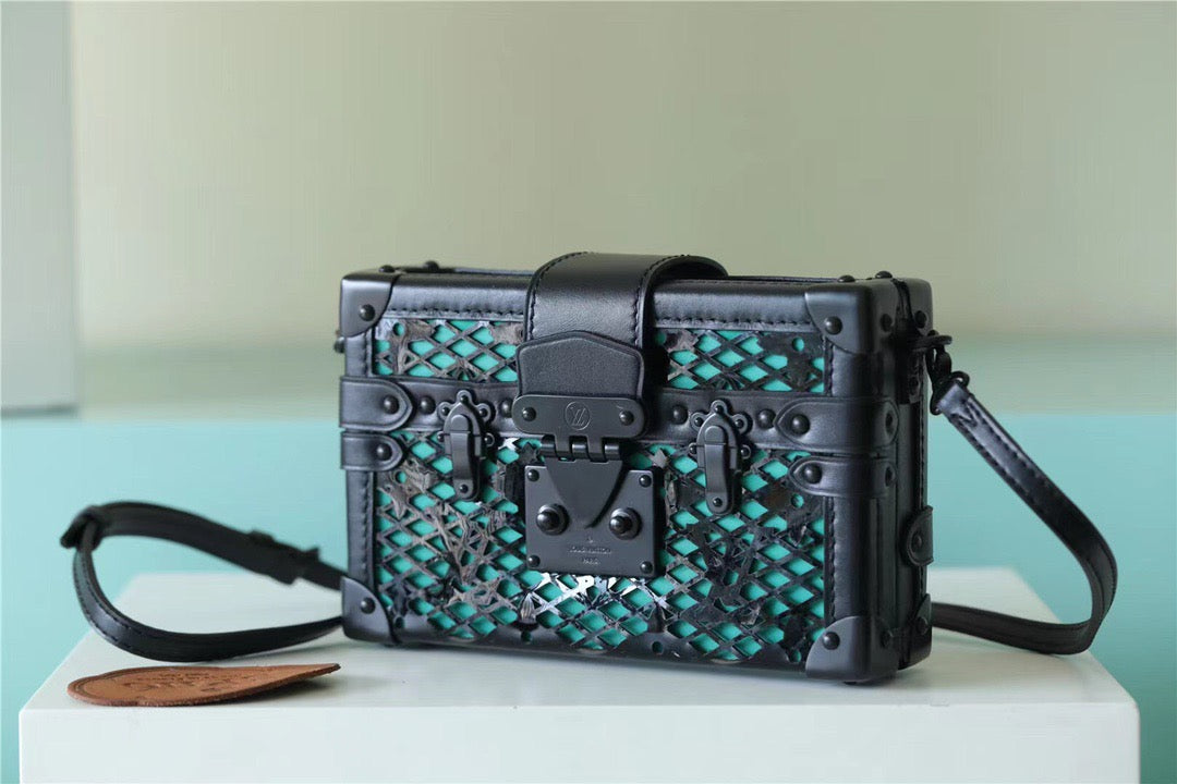 Top Quality Petite Malle Pattern For Women Monogram Black Crossbody Bag
