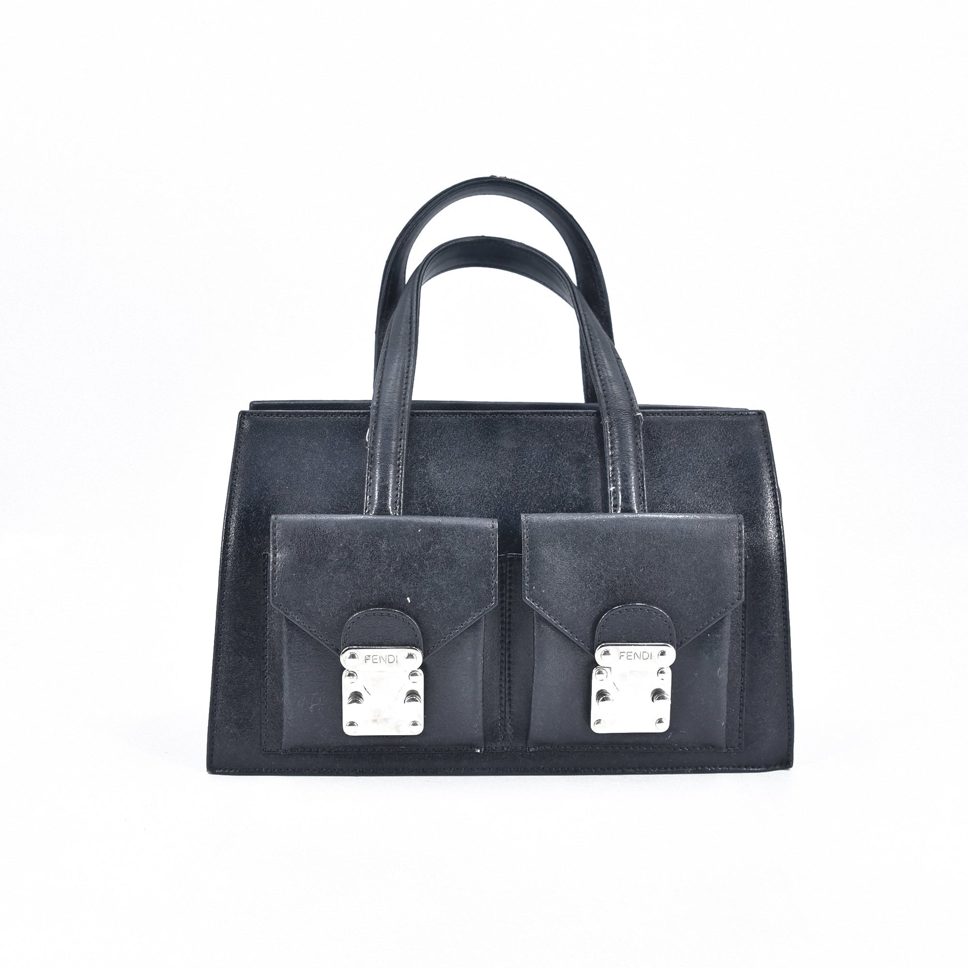 Fendi Handbag Handbag Leather Travel Bag