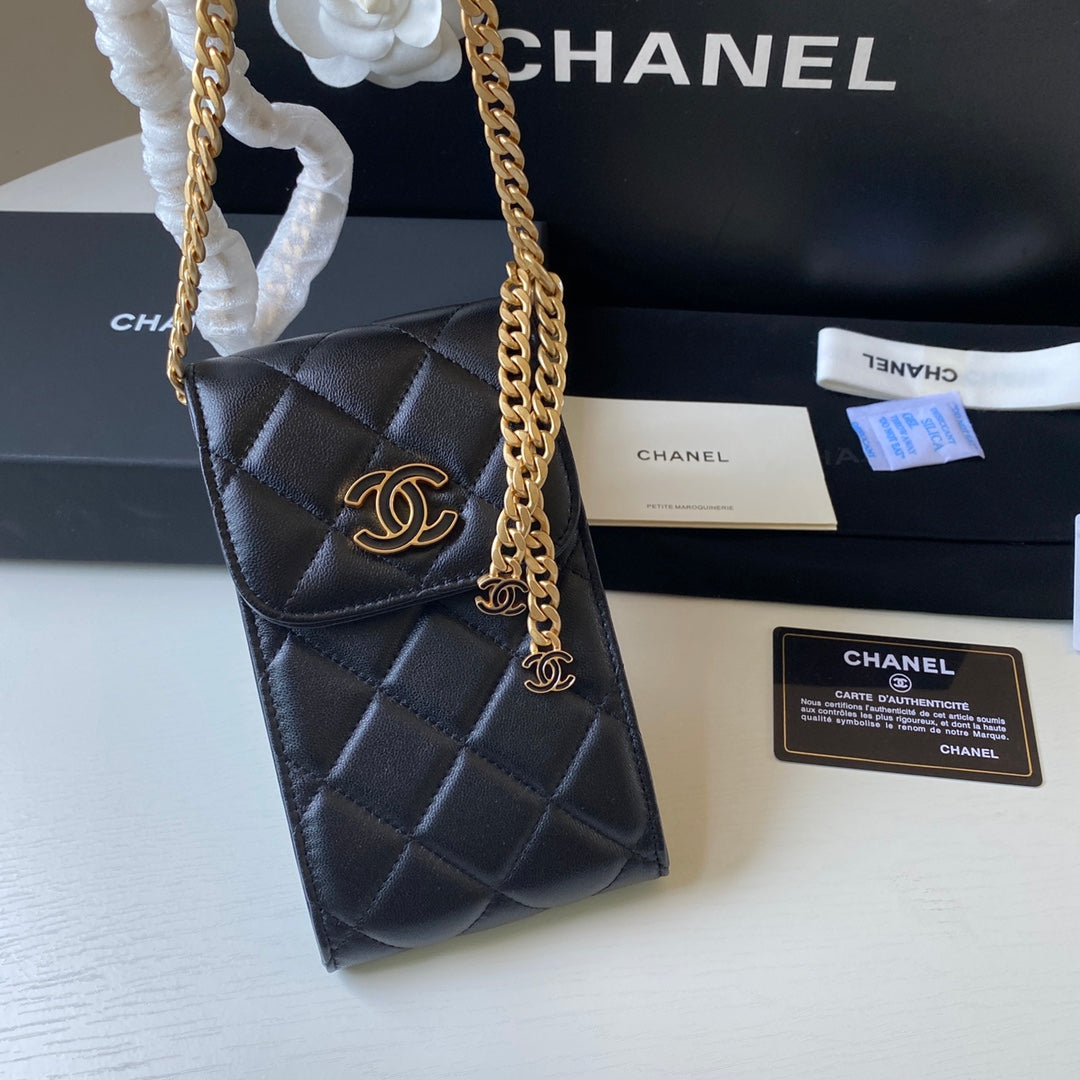 Chlphone Holder Bag For Women Black Travel Bag