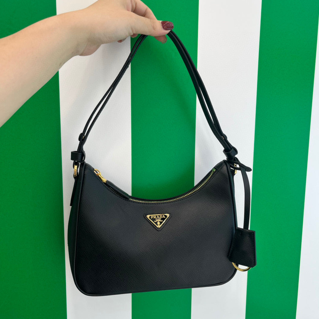 Prada Bolsa Luxury Handbag Travel Bag