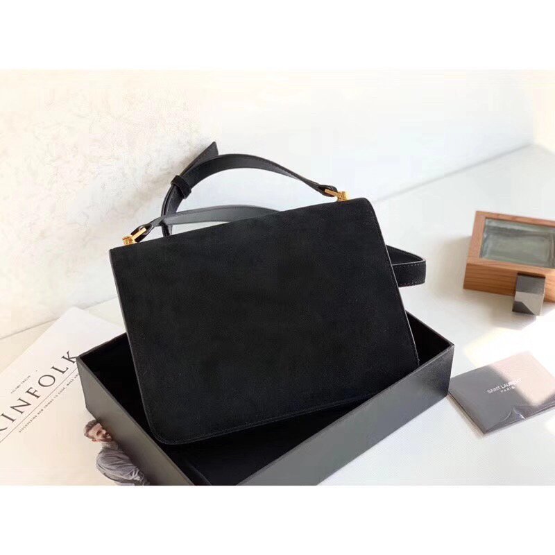 YSL Saint Laurent YSL Top Quality Le Carre Satchel For Black Travel Bag