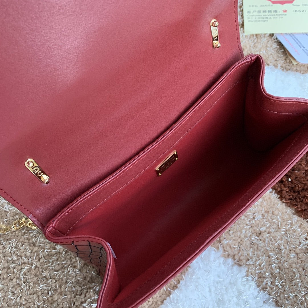 Girls Burgundy Crossbody Bag