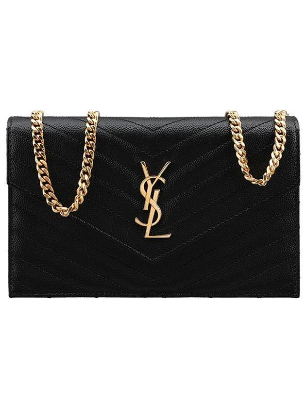 YSL Saint Laurent Saint Laurent Trending Cassandre Envelope Chain Cross Leather Matelasse Travel Bag