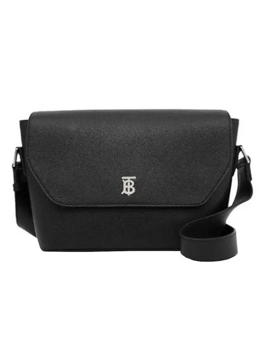Burberry Luxury Messenger Bag Leather Black Small