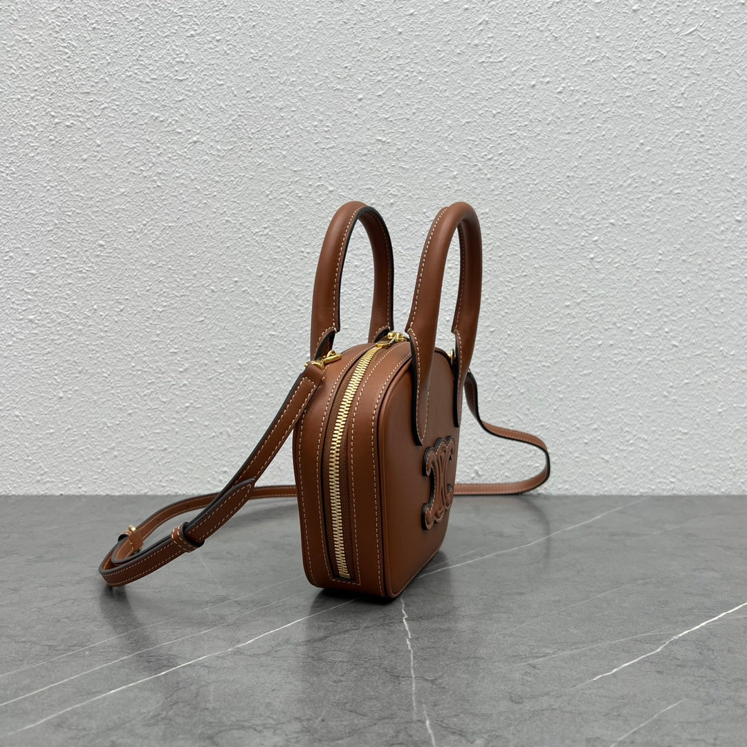Top Quality Bowling Bag For Women 20Cmã Tan Mini Travel Bag