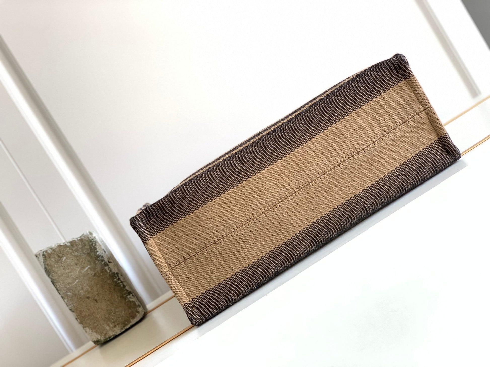 Top Quality Cabas Thais In Textile With Black Beige Travel Bag 196762Egh02Bl 1279