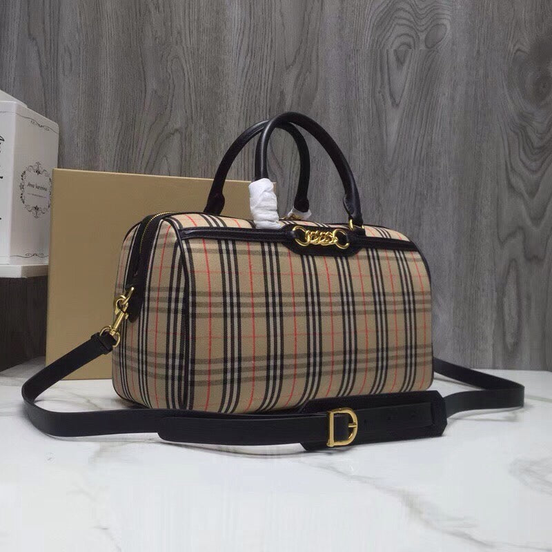 Top Quality Check Linike Bowling Bag For Black Brown Travel Bag
