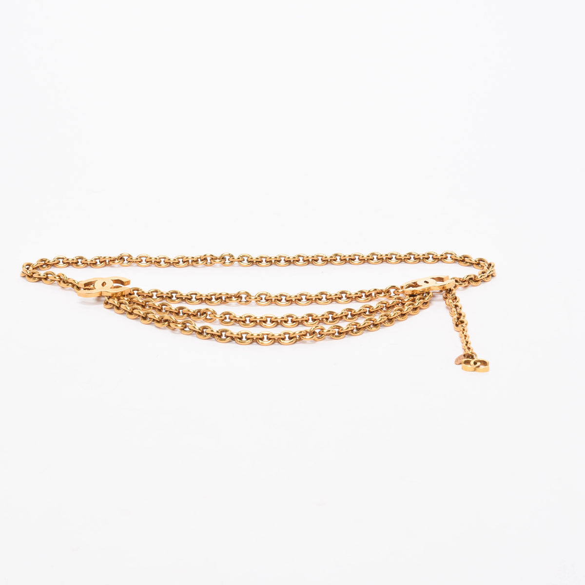Chanel Gold Plated Cc Chain Belt Bag