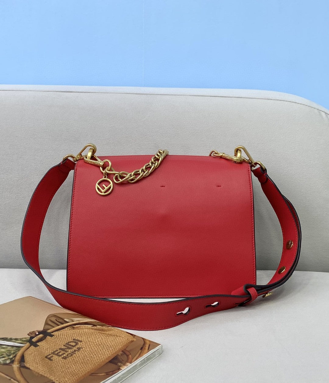 Kan Red Small Travel Bag
