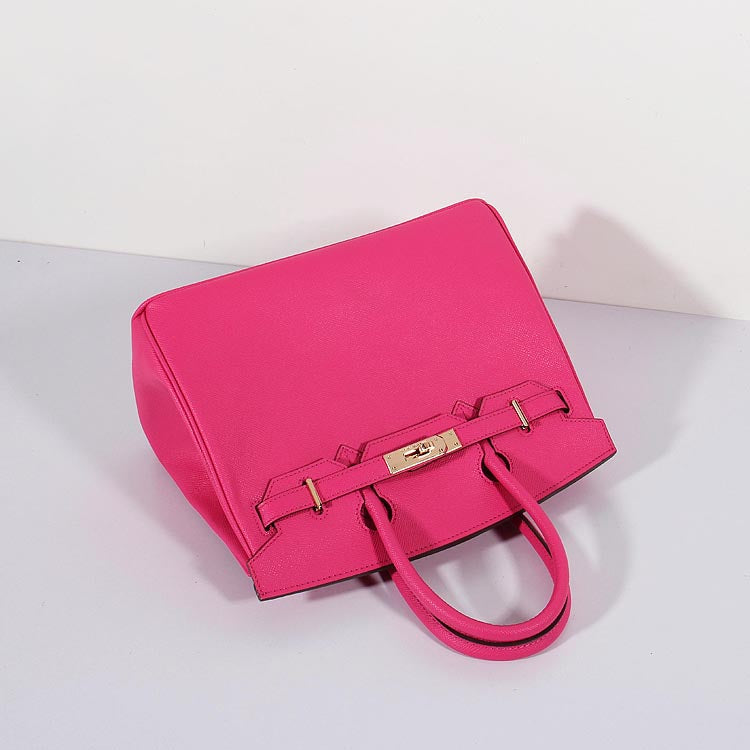 Hermes Luxury Cm Birkin Bag Epsom With Strap Leather Gold Travel Bag