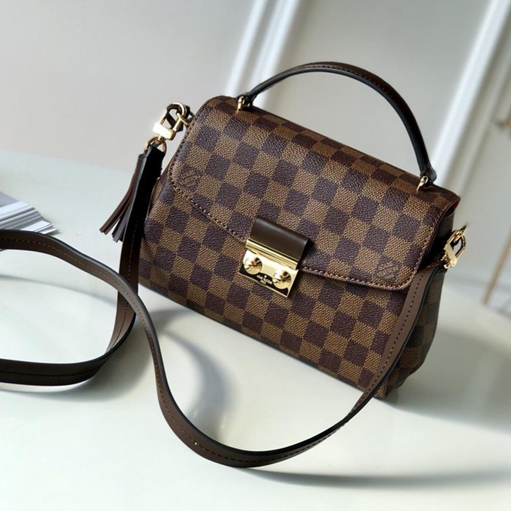 Louis Vuitton CROISETTE Damier Ebene Fashion Accessory