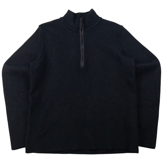 Prada Handbag Sport Q Wool Jumper Womens Black Zip
