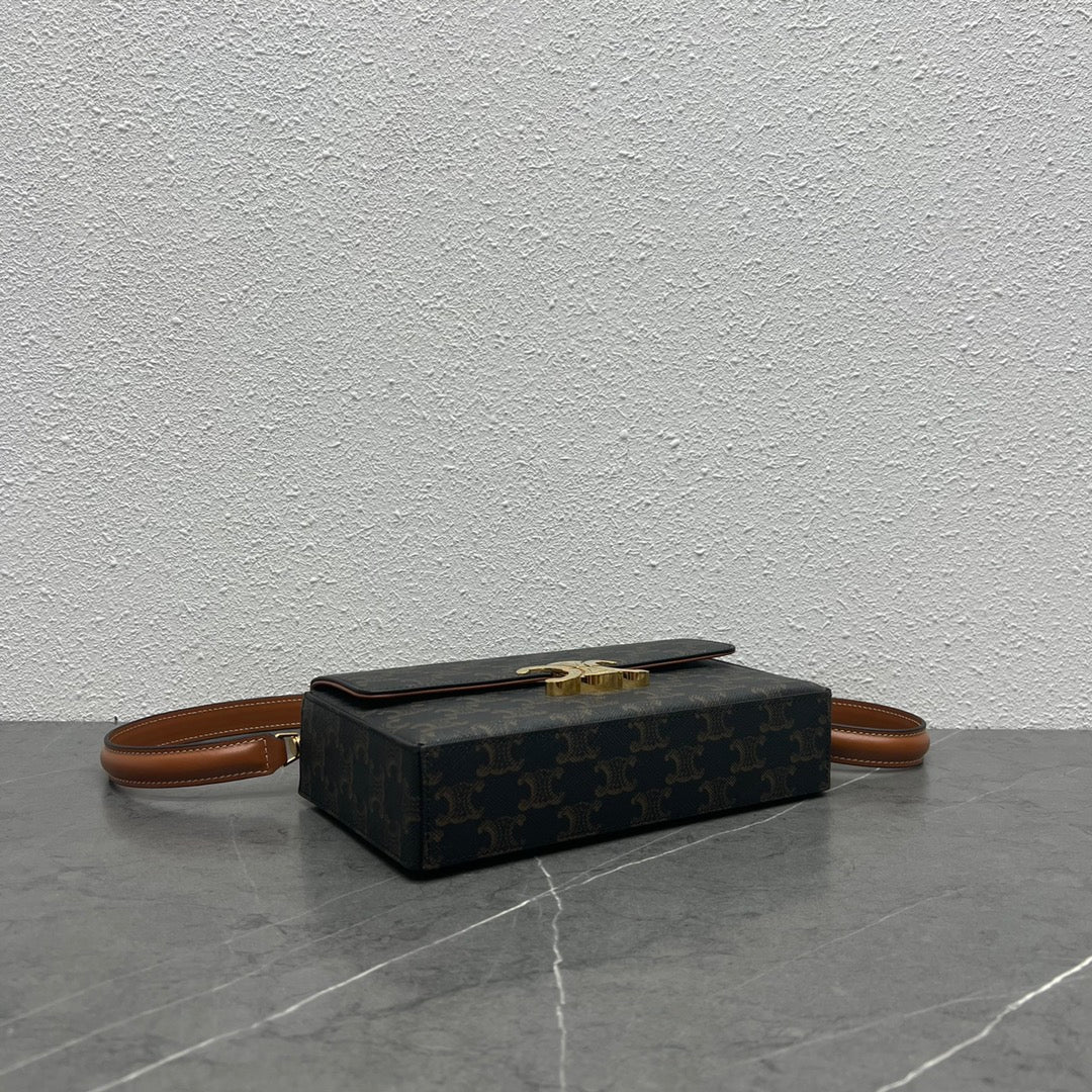 Top Quality Box Triomphe In Triomphe For Canvas Tan Travel Bag