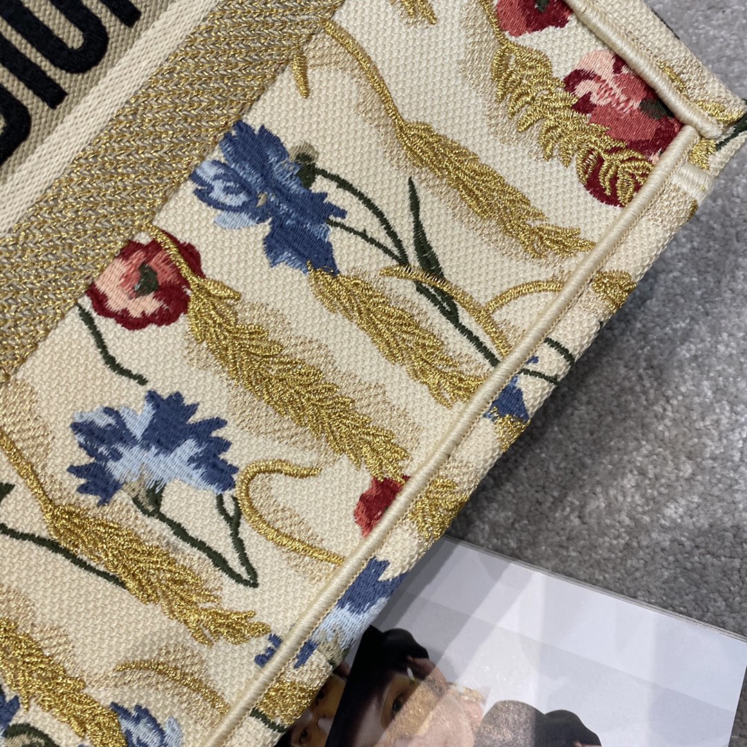 MeTop Qualityum Book Hibiscus Metallic Book Tote Bag 14In36Cm Cd