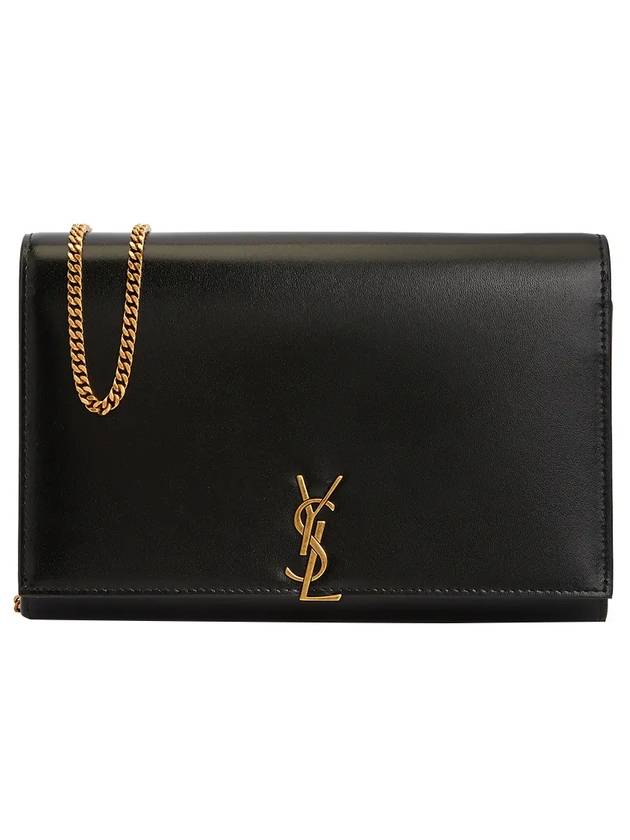 YSL Saint Laurent Saint Laurent Trending Chain Glossy Shoulder Bag Leather Monogram