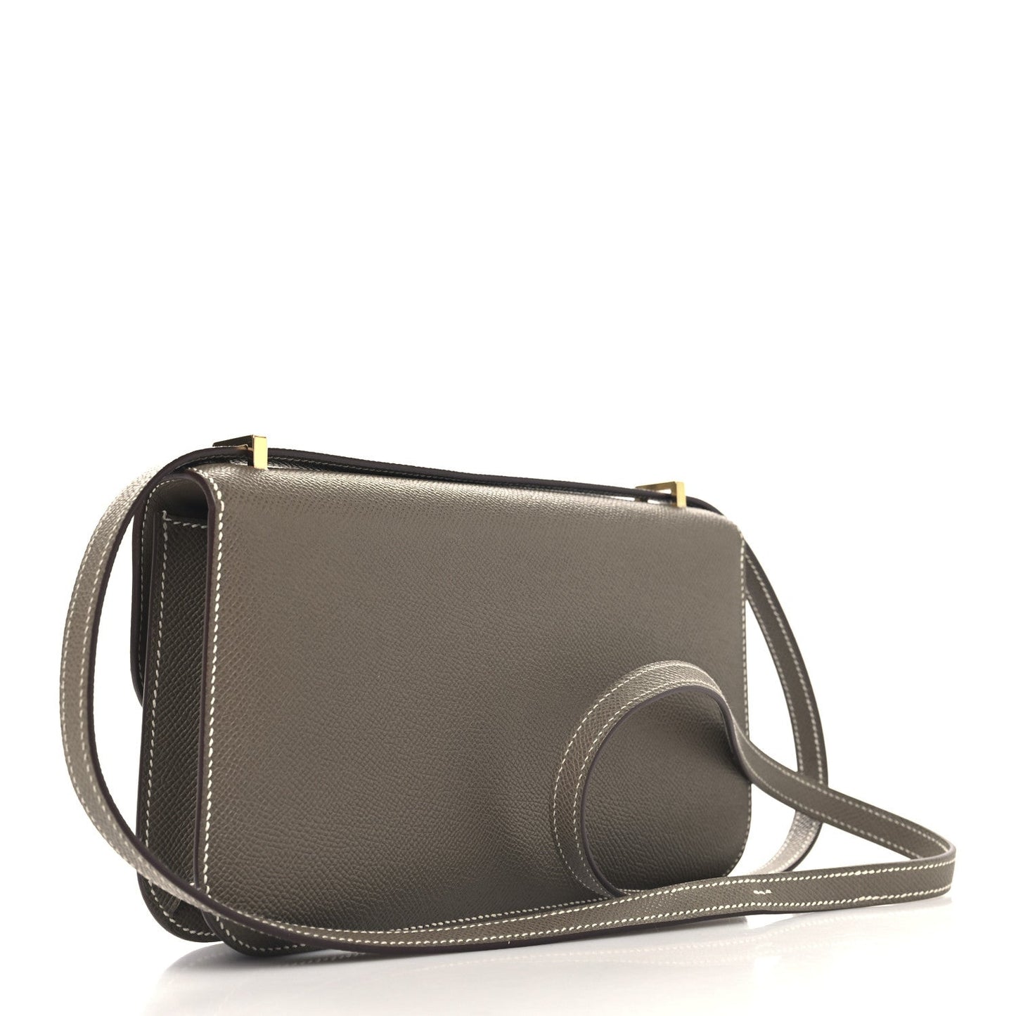 Hermes Epsom Constance Elan Etoupe Handbag Travel Bag