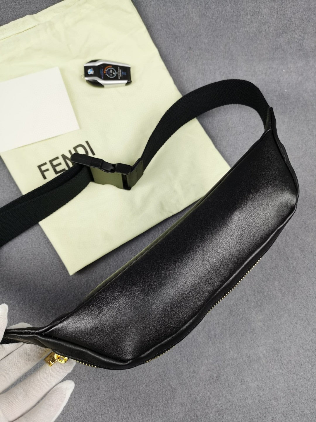 Fendi Top QualityTop Quality Little Monster Black FF Accessory 79In20Cm Ff
