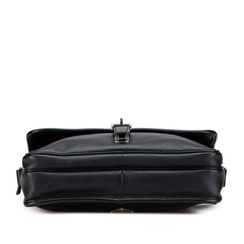Prada Triangle Plate Shoulder Bag Saffiano Logo