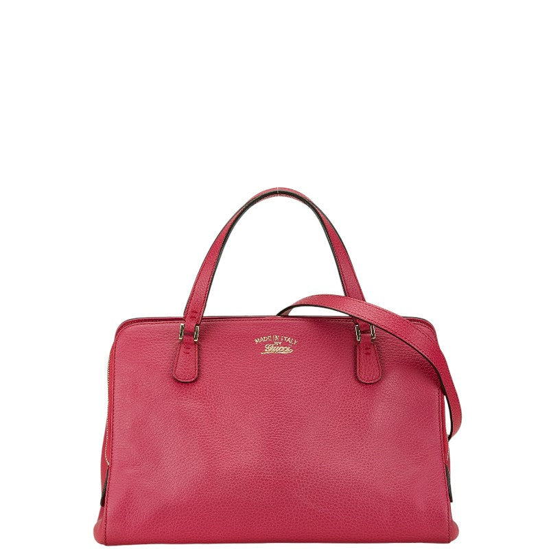 Gucci Swing 2Way Bag Leather Travel Bag Bag 8