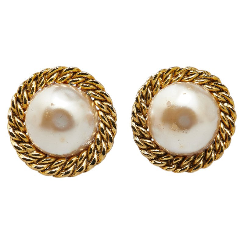Chanel Coco Mark Pearl Earrings Bag