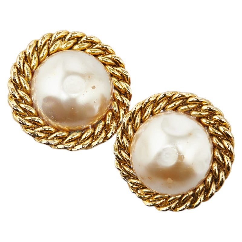 Chanel Coco Mark Pearl Earrings Bag