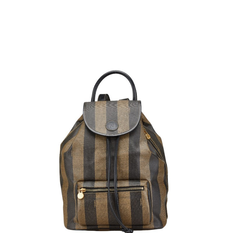 Fendi Pequin Pvc Backpack Leather Leather Backpack 1