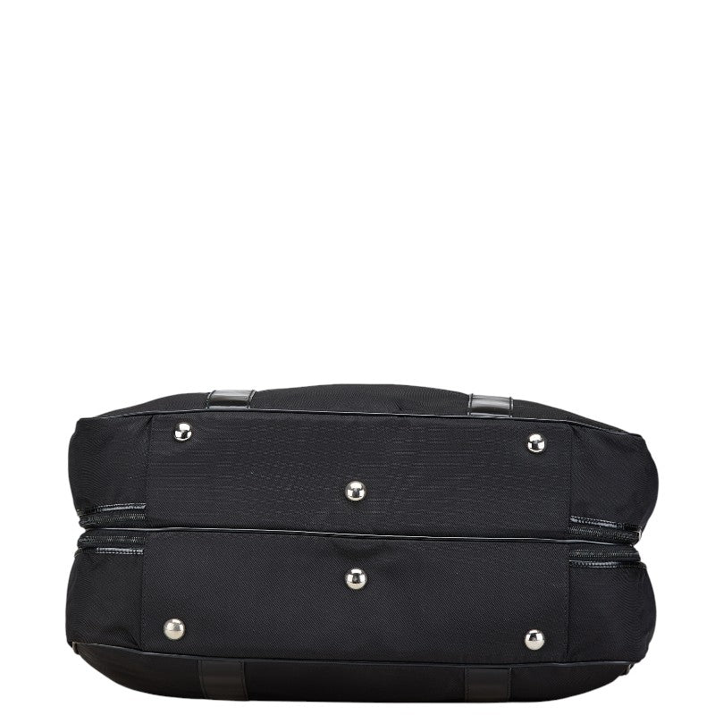 Gucci Boston Bag 2Way Bag Leather Nylon Travel Bag