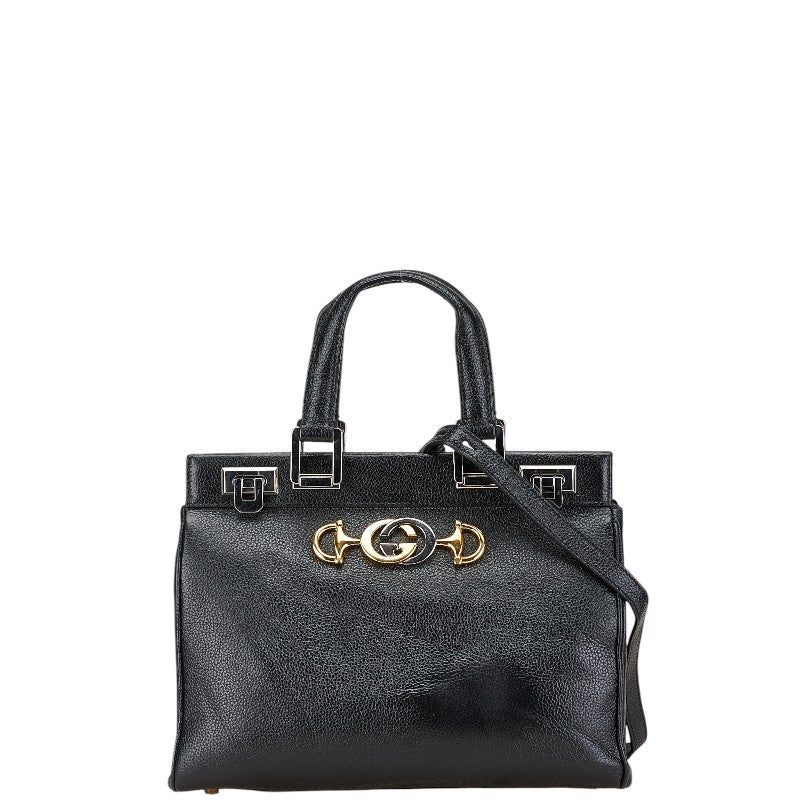 Gucci Zumi 2Way Bag Leather Small Travel Bag