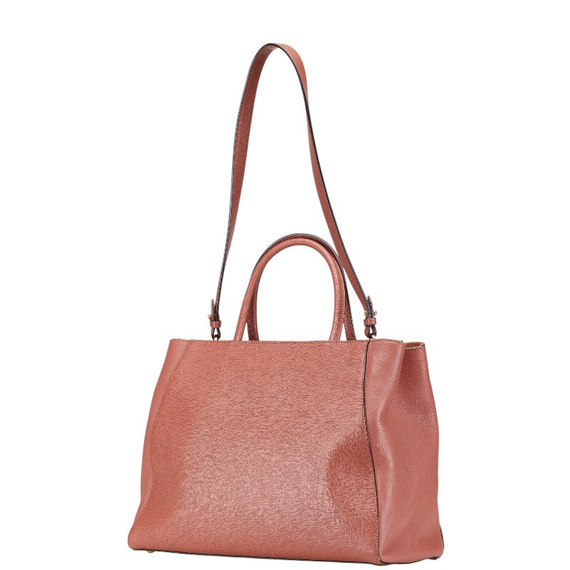 Fendi Trois Jours 2Way Bag Leather Travel Bag
