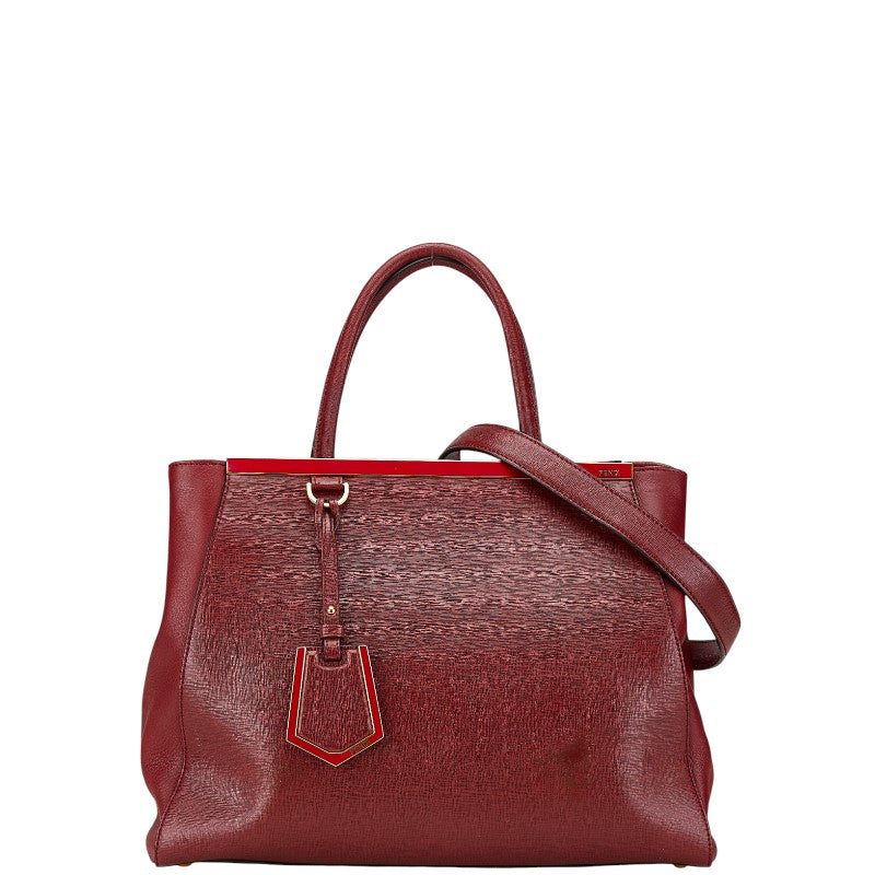 Fendi 3Jours 2Way Bag Leather Travel Bag