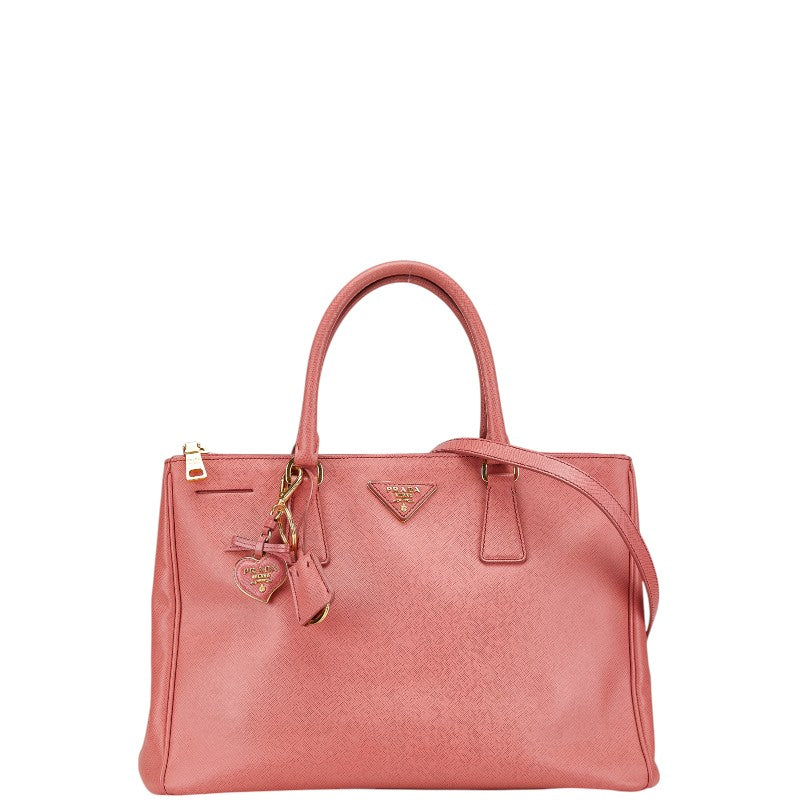 Prada Galleria 2Way Bag Saffiano Travel Bag Bag Pink Bn1874